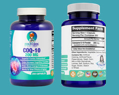 Illustration of enhanced CoQ10 absorption technology