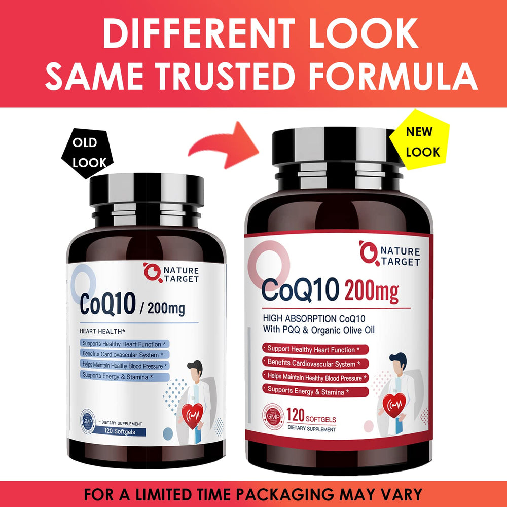 120-day supply bottle of CoQ10 softgels