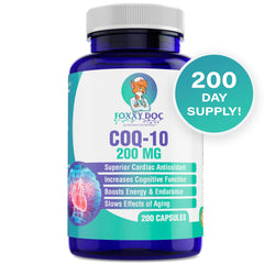 CoQ10 200mg ubiquinone for heart and energy support