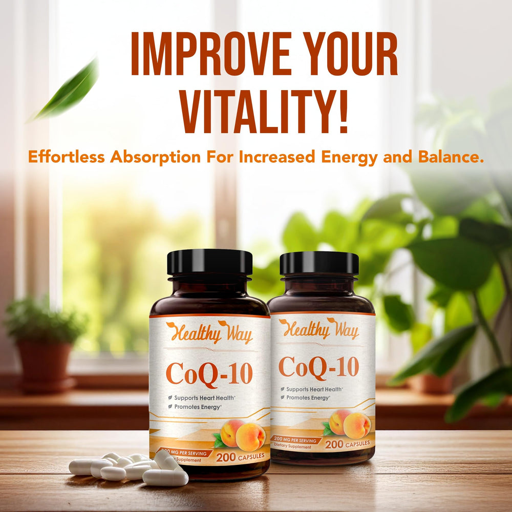 US-made CoQ10 200mg capsules in facility