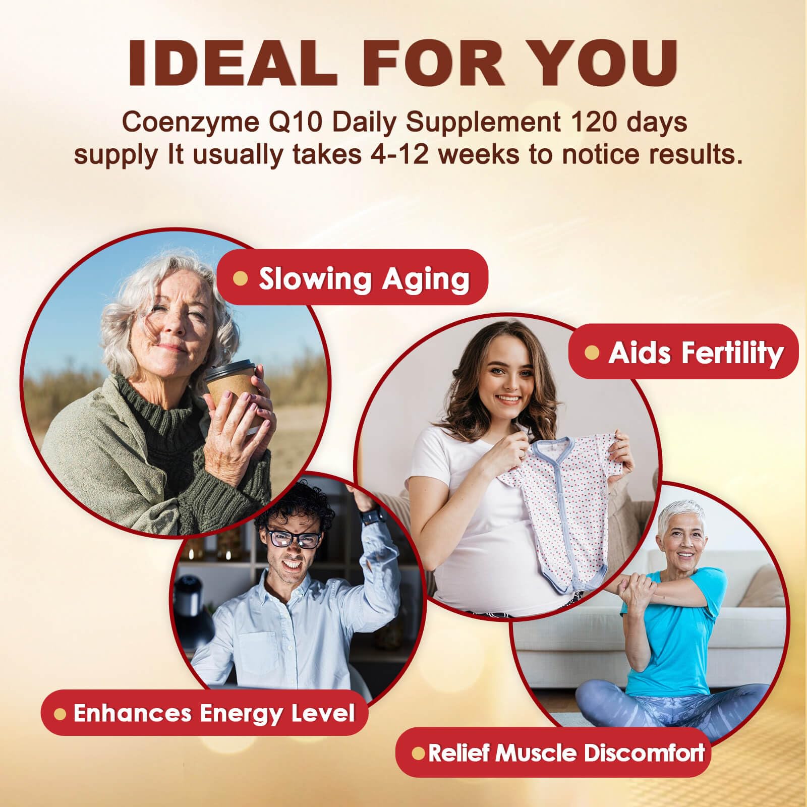 Vitamin E antioxidant companion to CoQ10