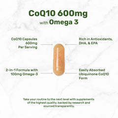 Dosage guidance showing 3 capsules per serving