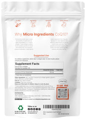 Graphic showing CoQ10 absorption boosted by coconut MCT oil