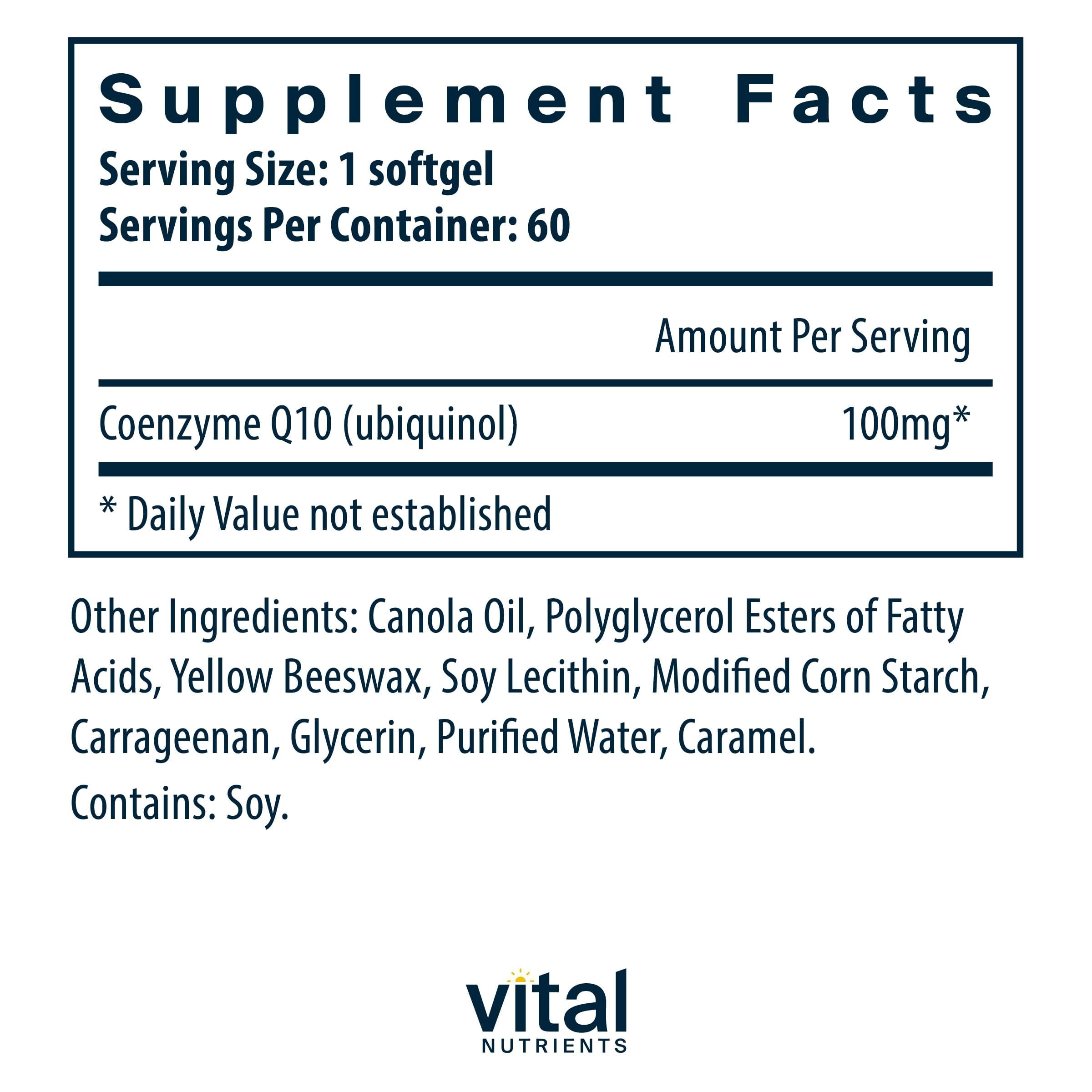 CoQ10 for energy and brain health support