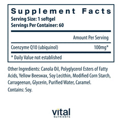 CoQ10 for energy and brain health support
