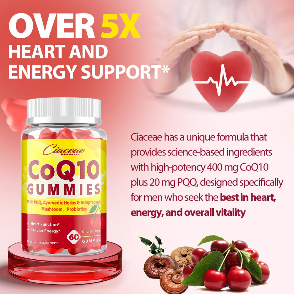 Ayurvedic herb blend included in CoQ10 Gummies (Ashwagandha, Holy Basil, Amalaki)