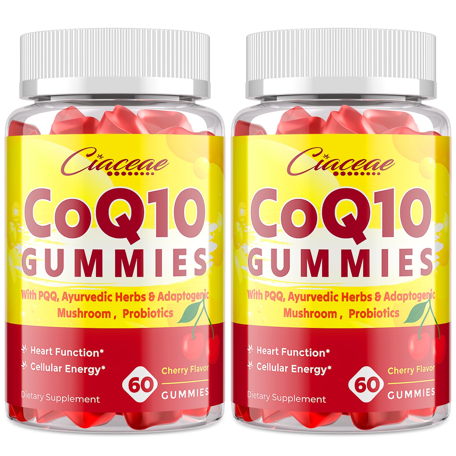 Hero image: CoQ10 Gummies with PQQ 400 mg packaging