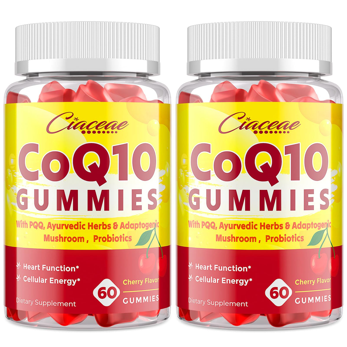 Hero image: CoQ10 Gummies with PQQ 400 mg packaging