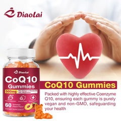 Third-party testing seal on CoQ10 Gummies packaging