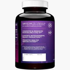CoQ-10 supporting heart health and antioxidant protection, gluten-free