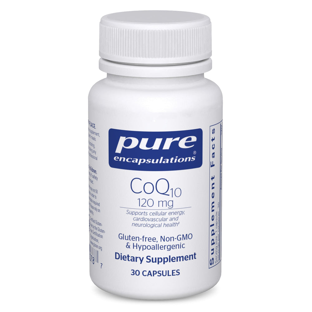 Pure Encapsulations CoQ10 120 mg bottle – hero image