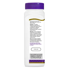 CoQ10 ingredient and label close-up