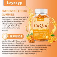 60-count packaging of CoQ10 Oranges Gummies