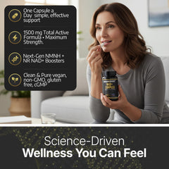 CoQ10 and Resveratrol with NMNH and NR ingredients