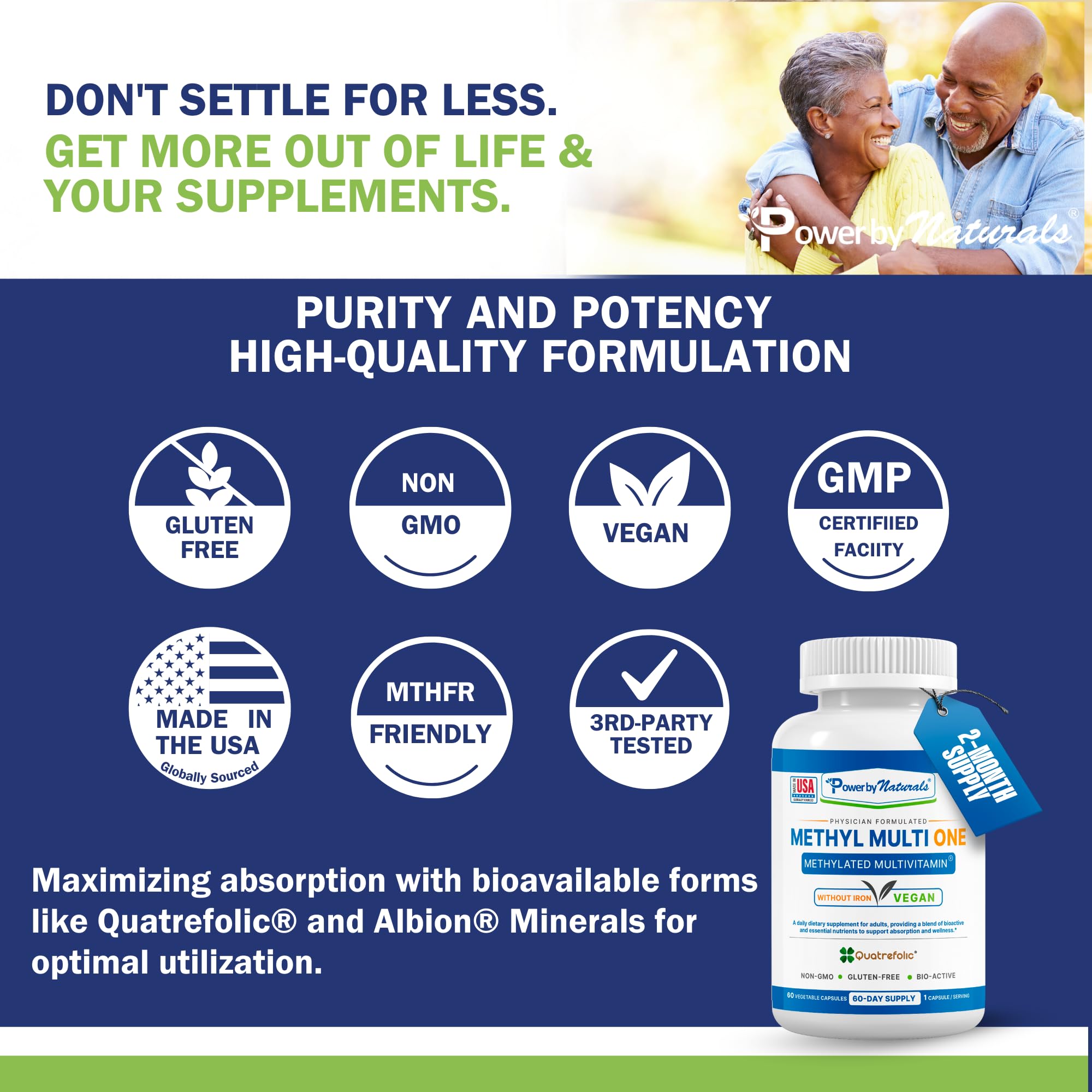 CoQ10 and zinc included in formula