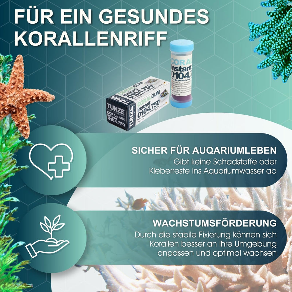 Easy-to-use coral adhesive in action