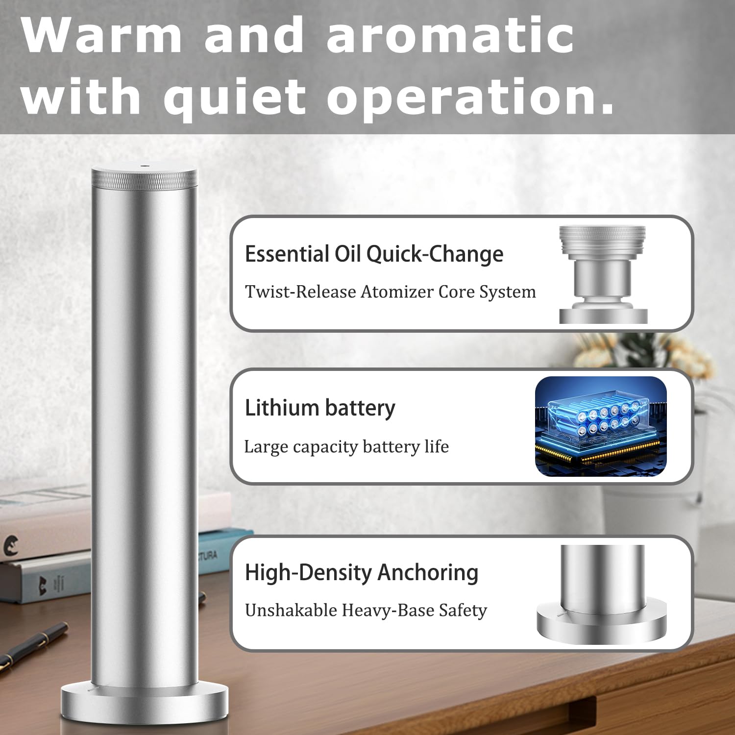 Nano cold-air diffusion technology close-up