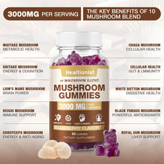 Cordyceps mushroom for energy in gummies