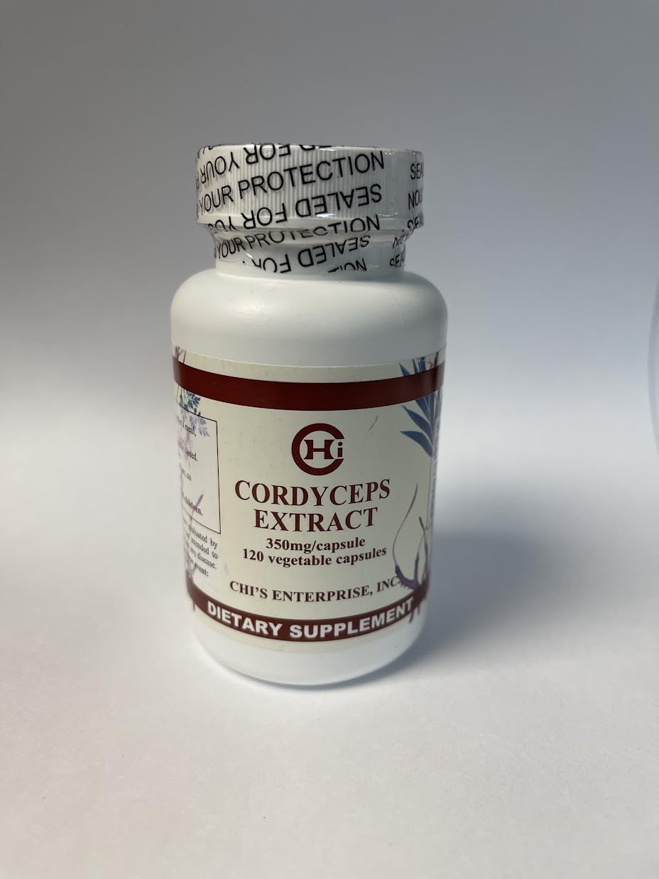 Bottle of Cordyceps Extract 120 capsules