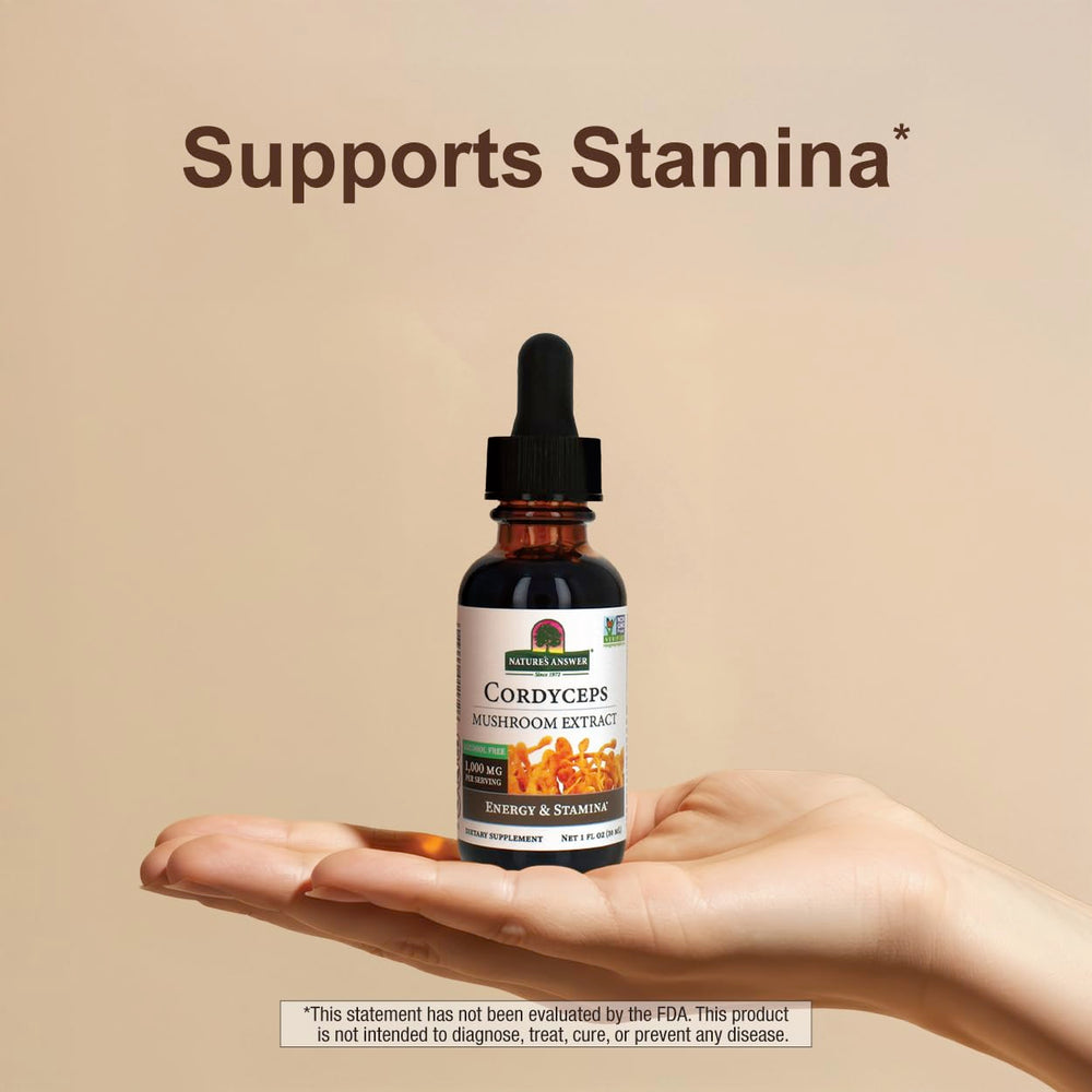 Cordyceps extract ingredients and nutrients graphic