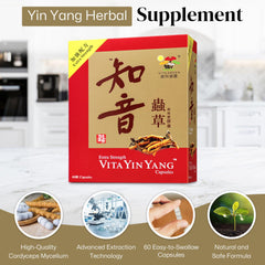 Cordyceps mycelium health supplement illustration