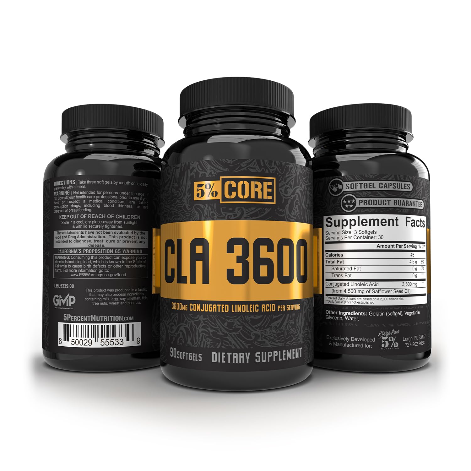 5% Nutrition Core CLA logo