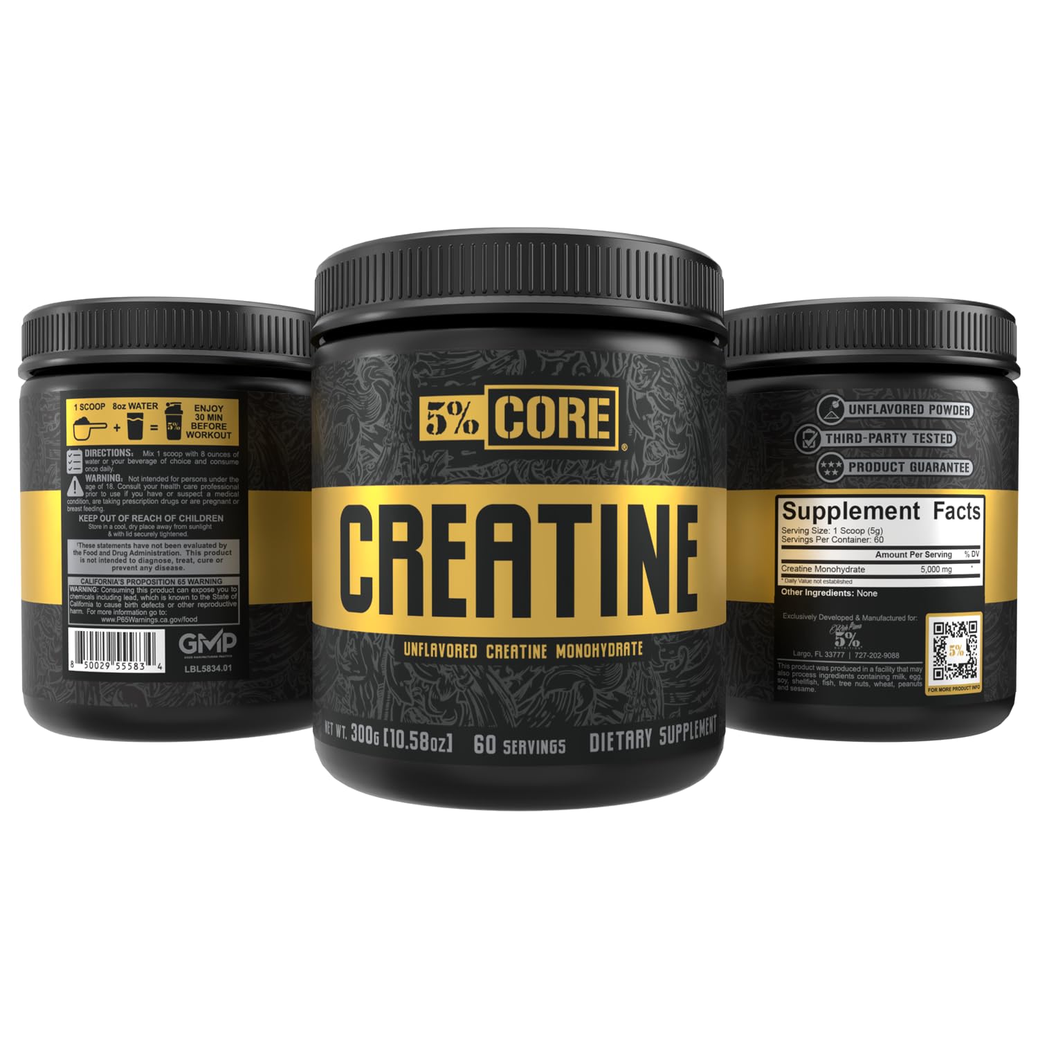60-serving jar of Core Creatine