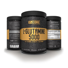 L-Glutamine 5000 powder with scoop