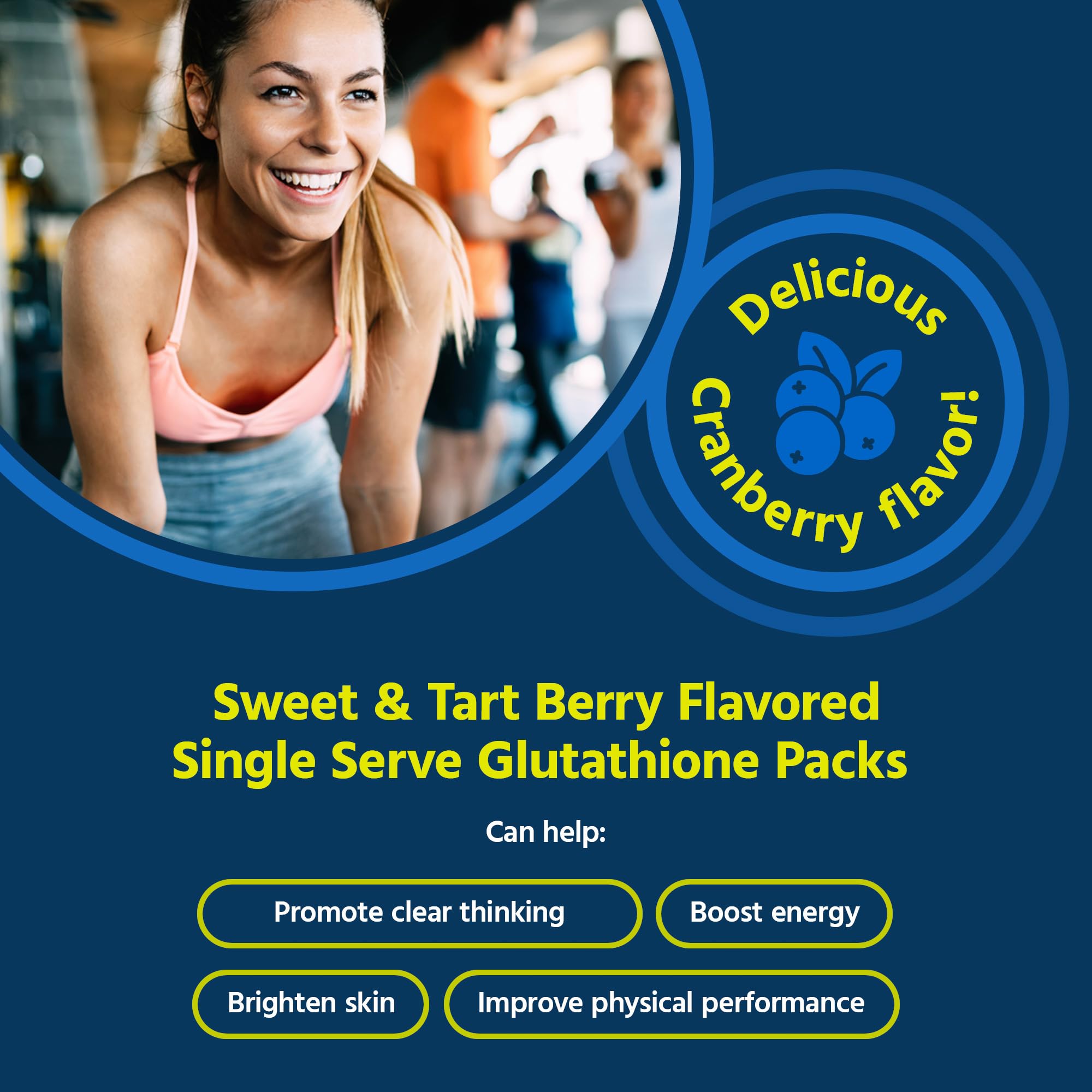Close-up of Sweet & Tart Berry flavor sachet