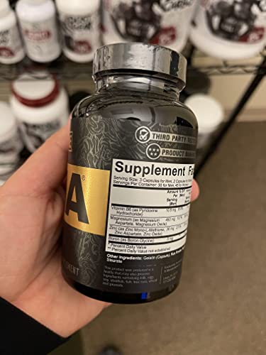 Stacked Core ZMA bottles for display