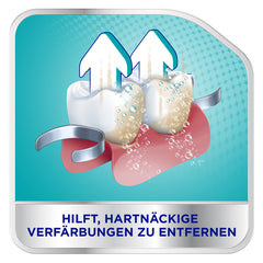 Cleaning dentures with Corega Rapid Tabs