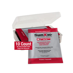 Purse-sized packets from CoreTex Sun X 30.