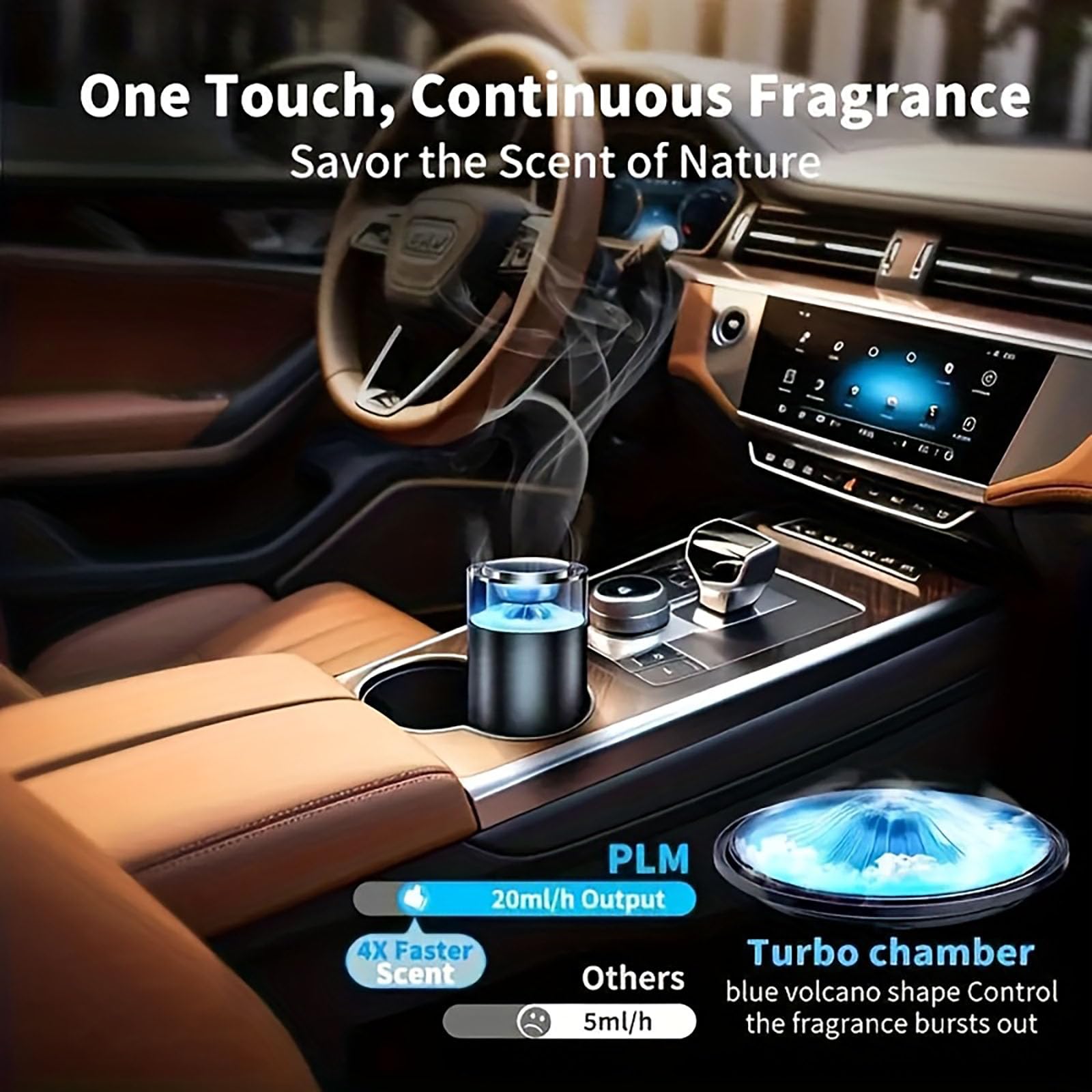 CORLAGOON waterless diffuser oil level indicator prevents surprises