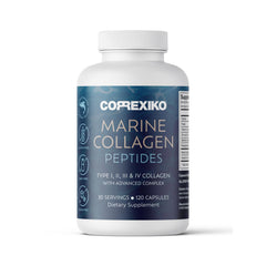 Bottle of CORREXIKO Marine Collagen with 120 capsules