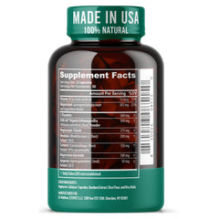 Nighttime cortisol support and restful sleep concept