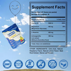 30-pack packets of Cortisol Calm Raspberry-Lemon drink mix