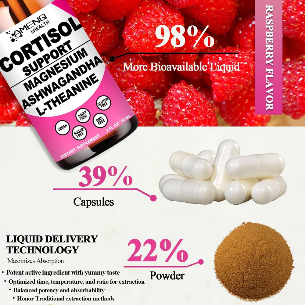 Vitamins and omega-3 blend for cortisol regulation