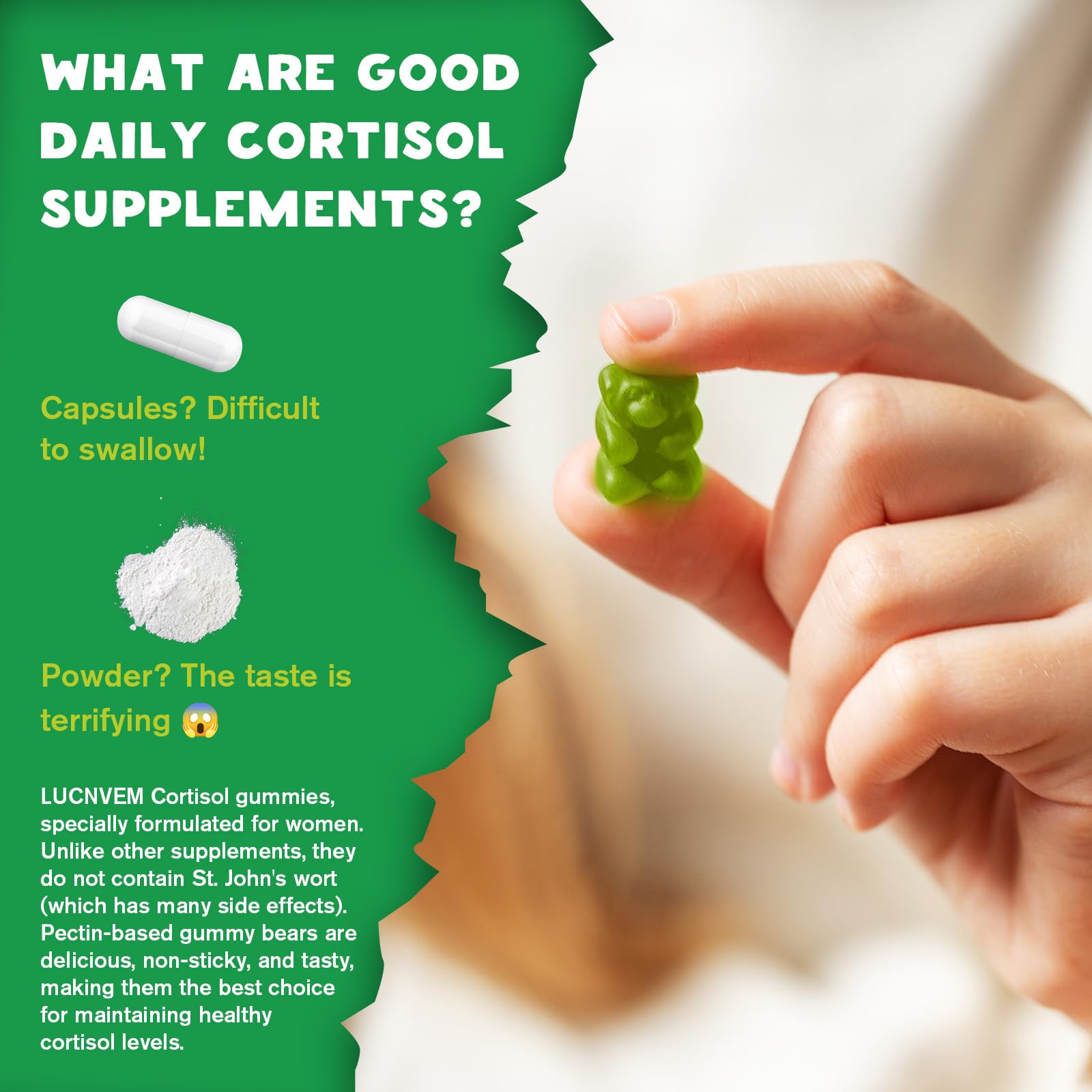 Magnesium Glycinate and L-Theanine ingredients concept