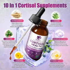 Cortisol Drops ingredients panel