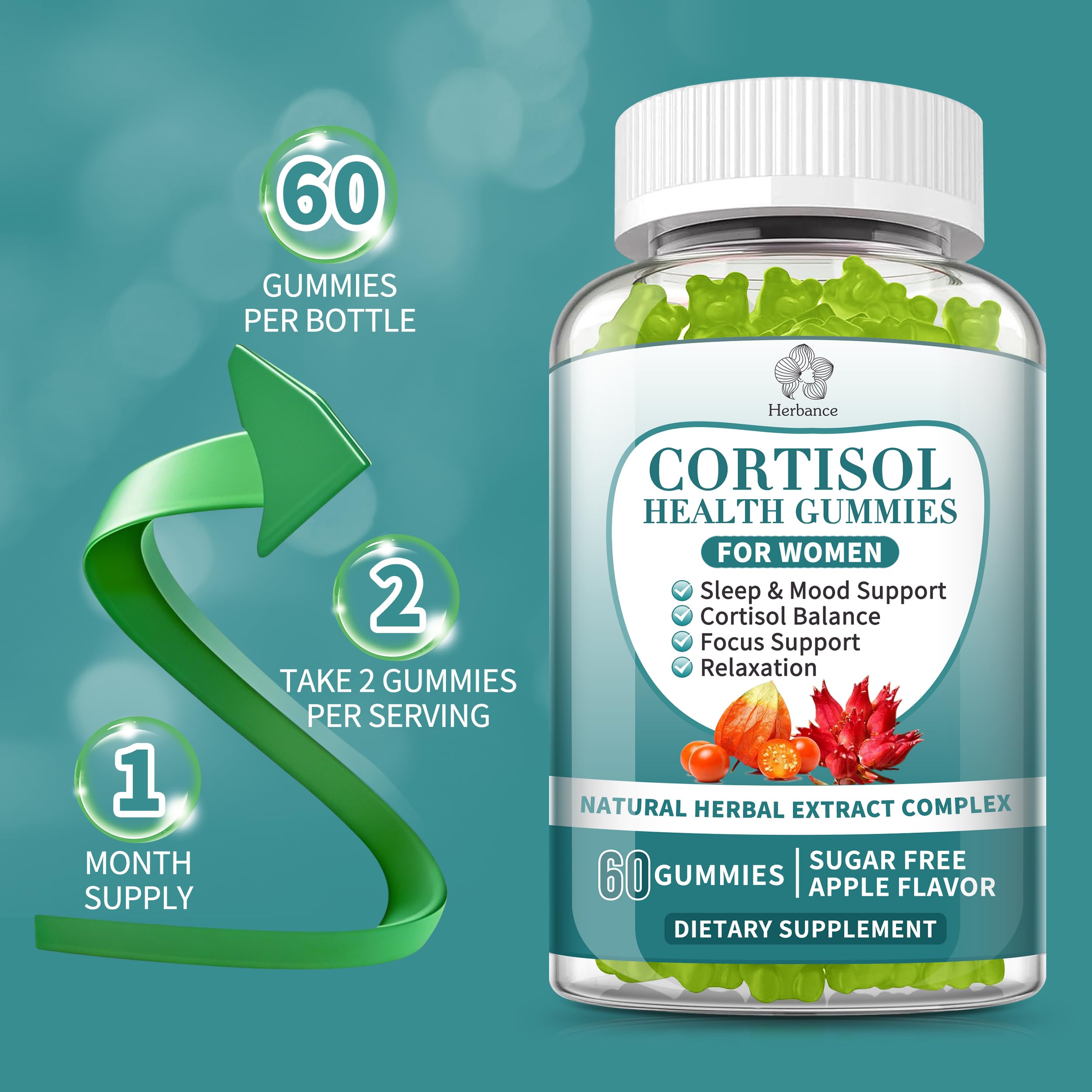 Zero sugar, vegan-friendly and gluten-free gummies