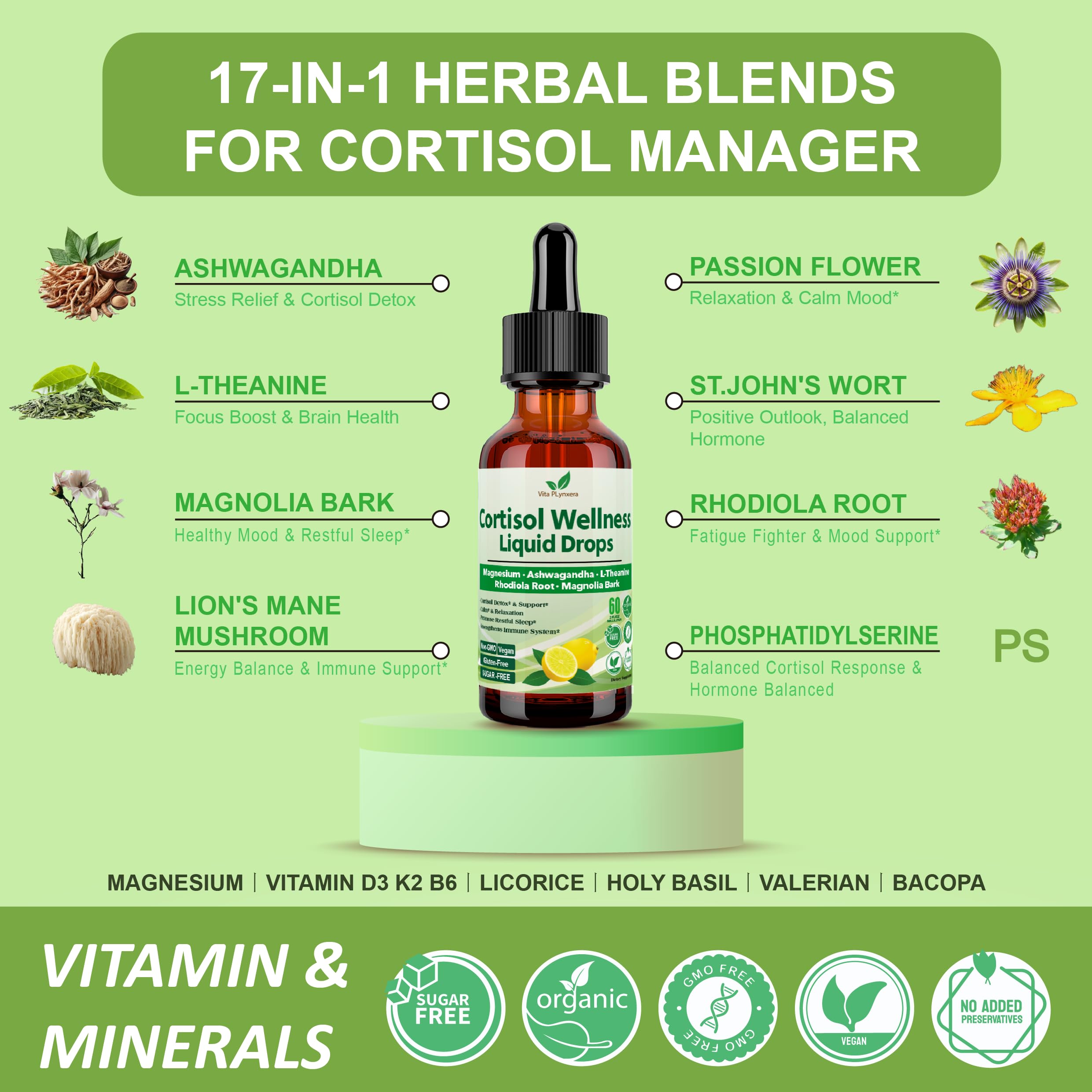 Illustration of 17-in-1 herbal detox blend