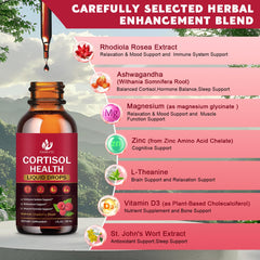 Magnesium and zinc minerals included in Cortisol Drops