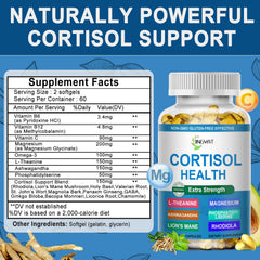 Omega-3 and other natural ingredients illustration