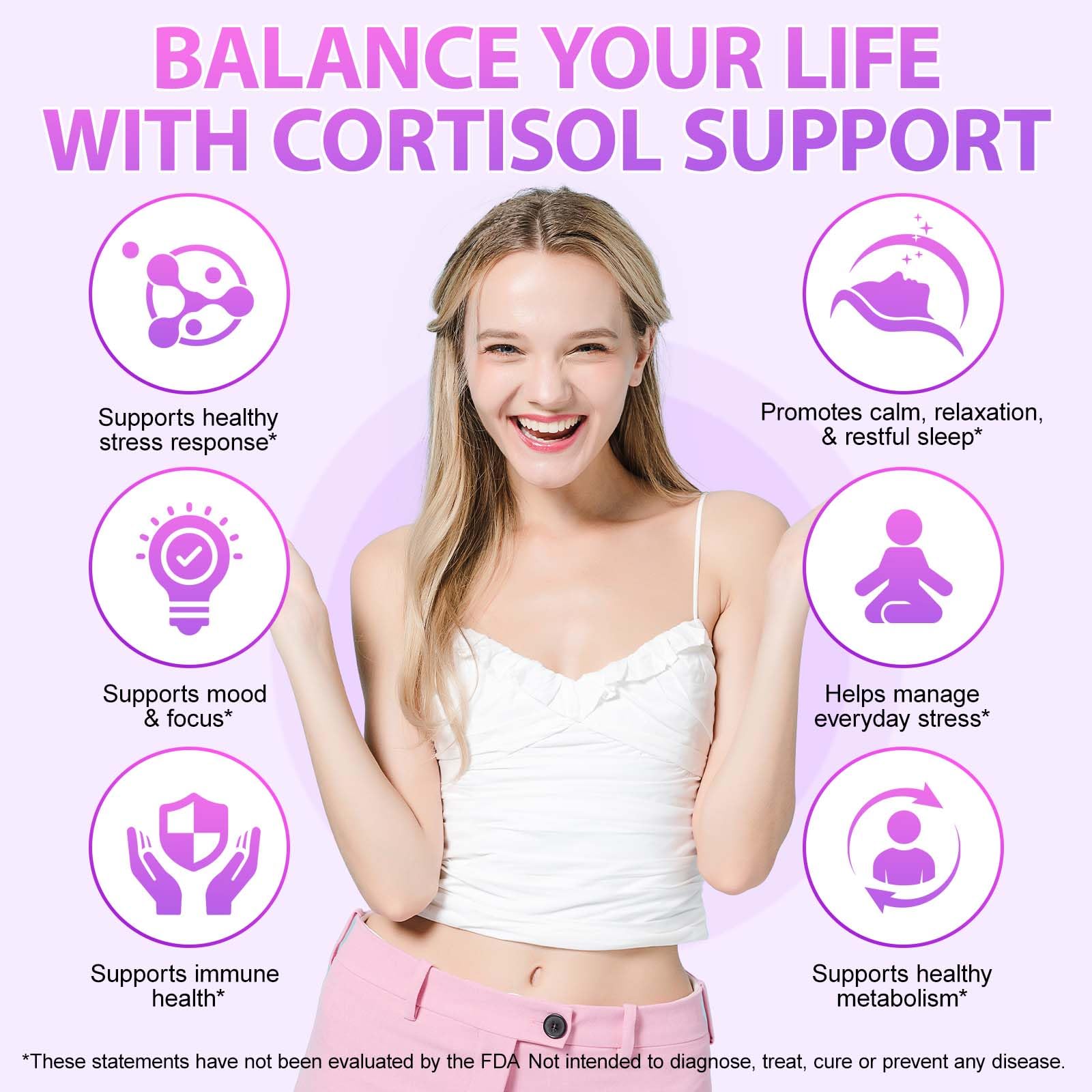 Supports hormonal balance and healthy cortisol levels