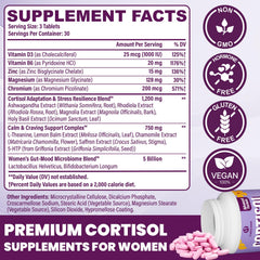 Front packaging of 16-in-1 cortisol detox for women