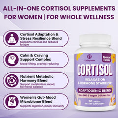 Probiotic strains in the cortisol reducer formula