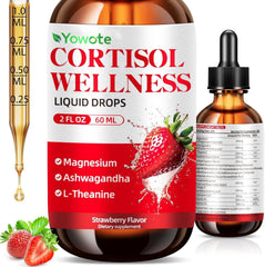 Front view of Cortisol Support Drops bottle