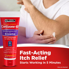 Cortizone-10 fragrance-free dye-free packaging label.