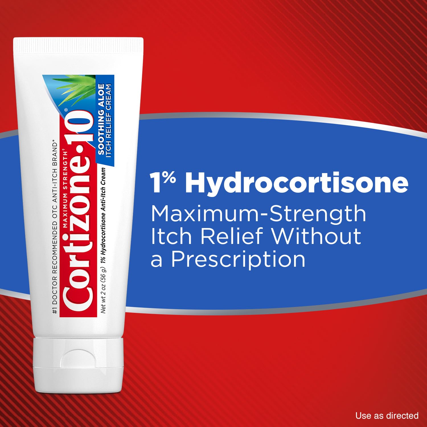 Cortizone-10 maximum-strength four-tubes packaging illustrates bulk value for home and travel.