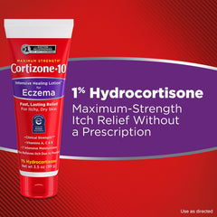 Cortizone-10 travel-size tube on vanity for on-the-go relief.